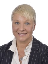 Statsrådet Anna Tenje (M)